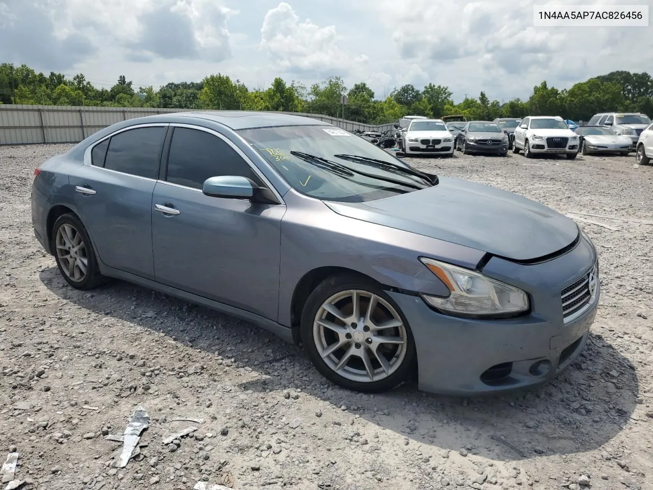 2010 Nissan Maxima S VIN: 1N4AA5AP7AC826456 Lot: 64217564