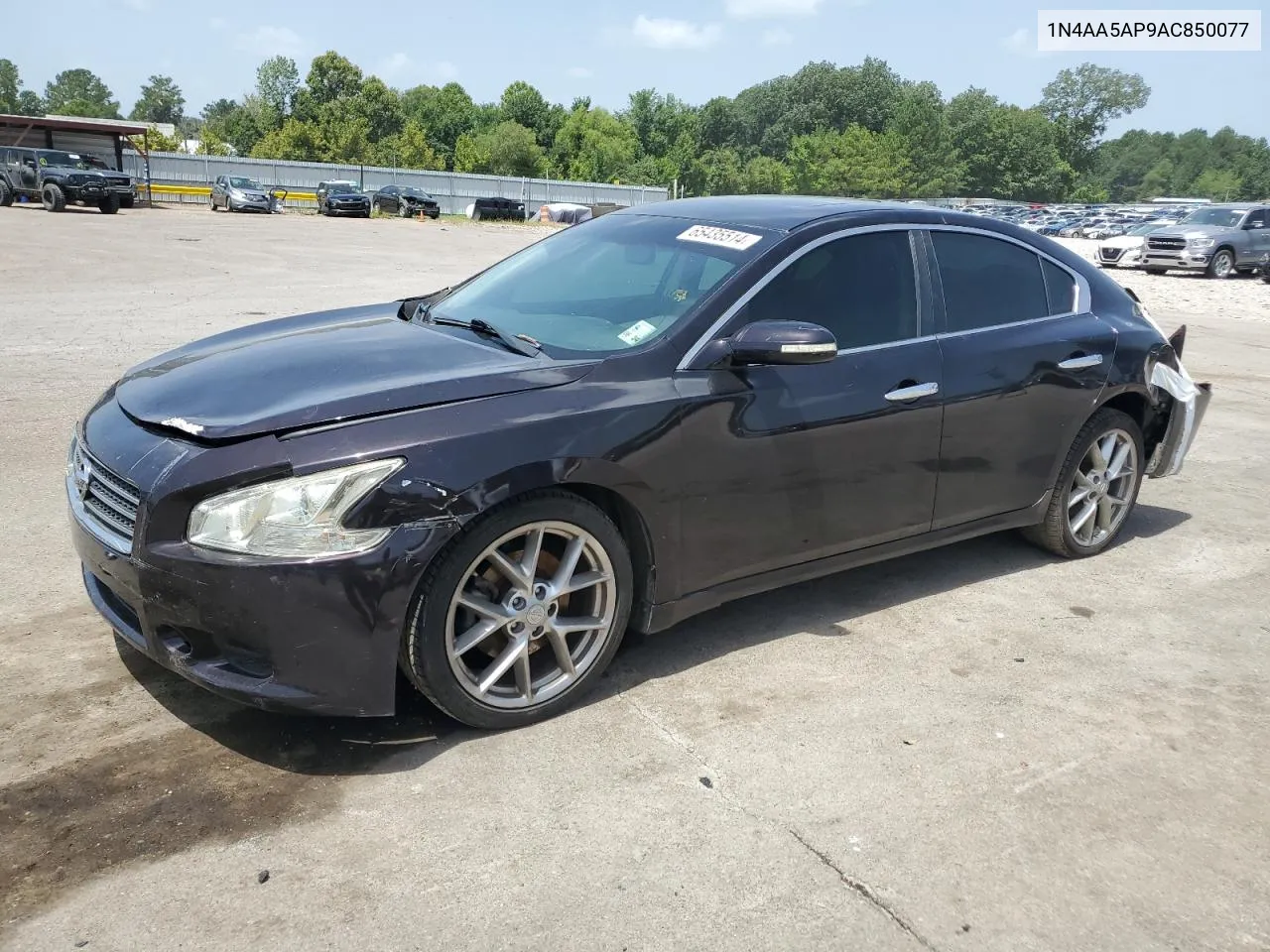 2010 Nissan Maxima S VIN: 1N4AA5AP9AC850077 Lot: 65435514