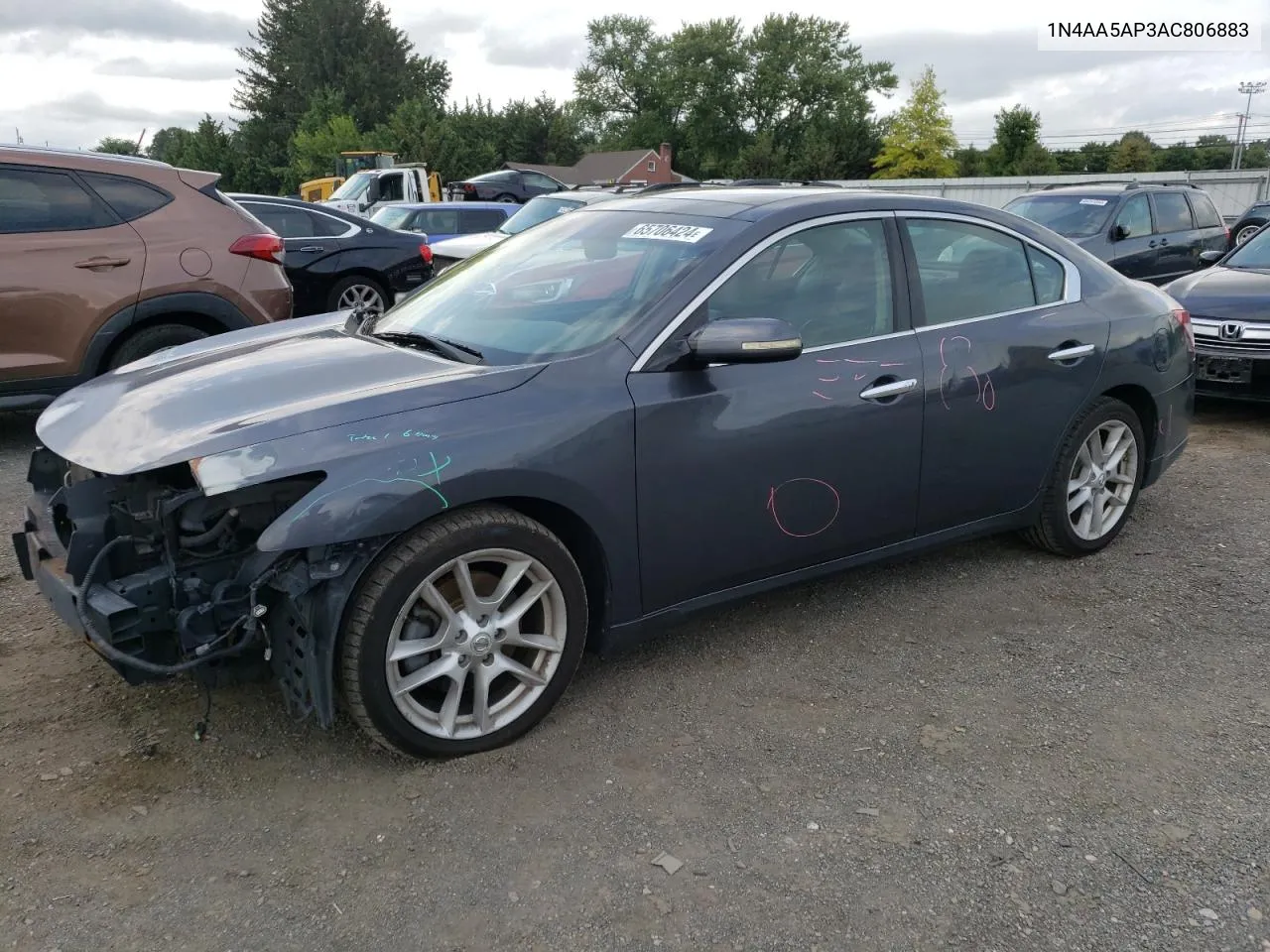 2010 Nissan Maxima S VIN: 1N4AA5AP3AC806883 Lot: 65706424