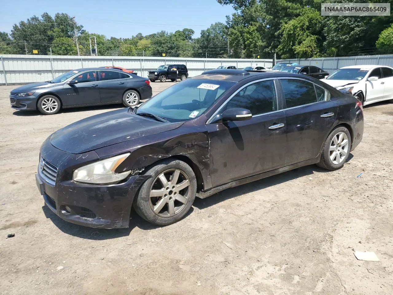 2010 Nissan Maxima S VIN: 1N4AA5AP6AC865409 Lot: 67453984