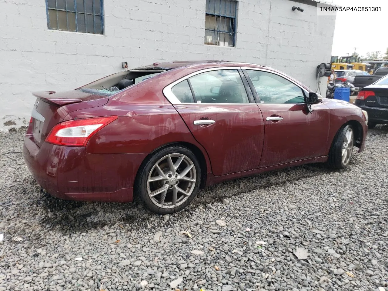 2010 Nissan Maxima S VIN: 1N4AA5AP4AC851301 Lot: 67936434