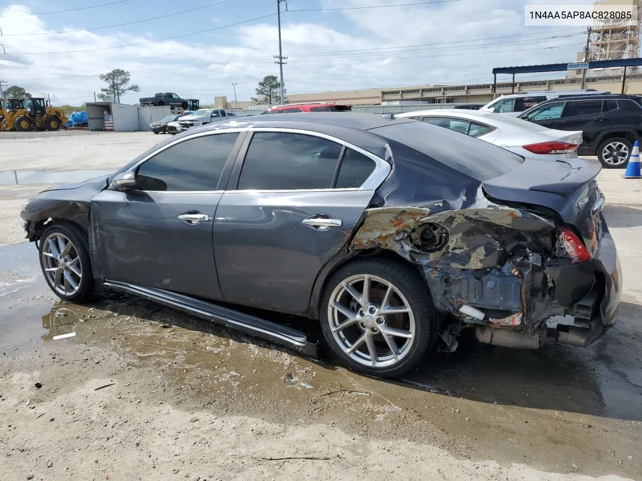 2010 Nissan Maxima S VIN: 1N4AA5AP8AC828085 Lot: 68750674