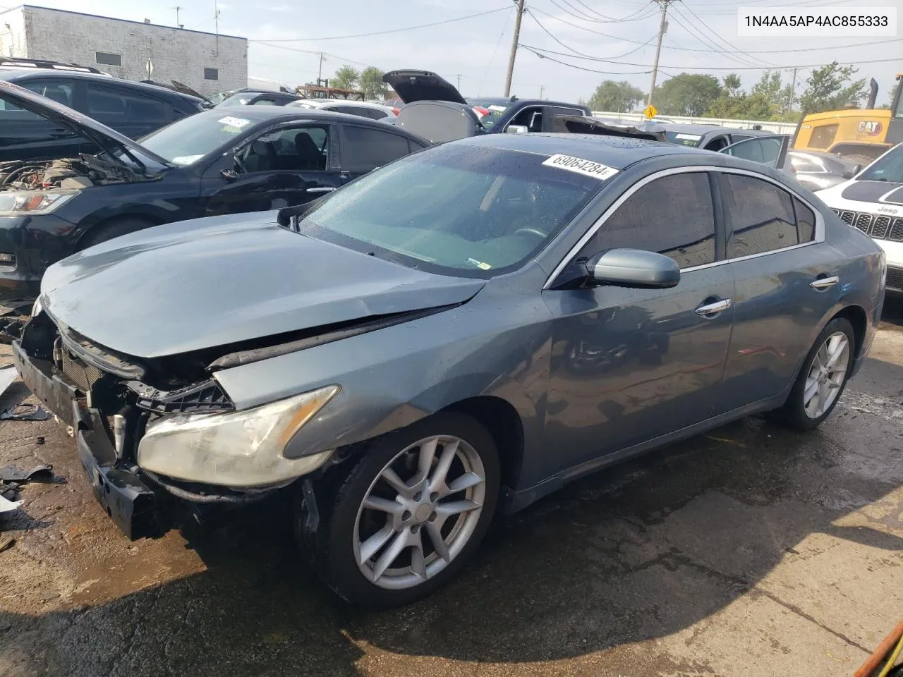 2010 Nissan Maxima S VIN: 1N4AA5AP4AC855333 Lot: 69064284