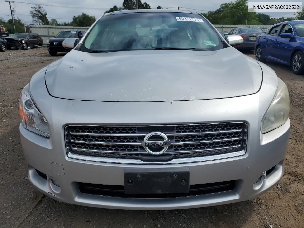 2010 Nissan Maxima S VIN: 1N4AA5AP2AC832522 Lot: 69371774