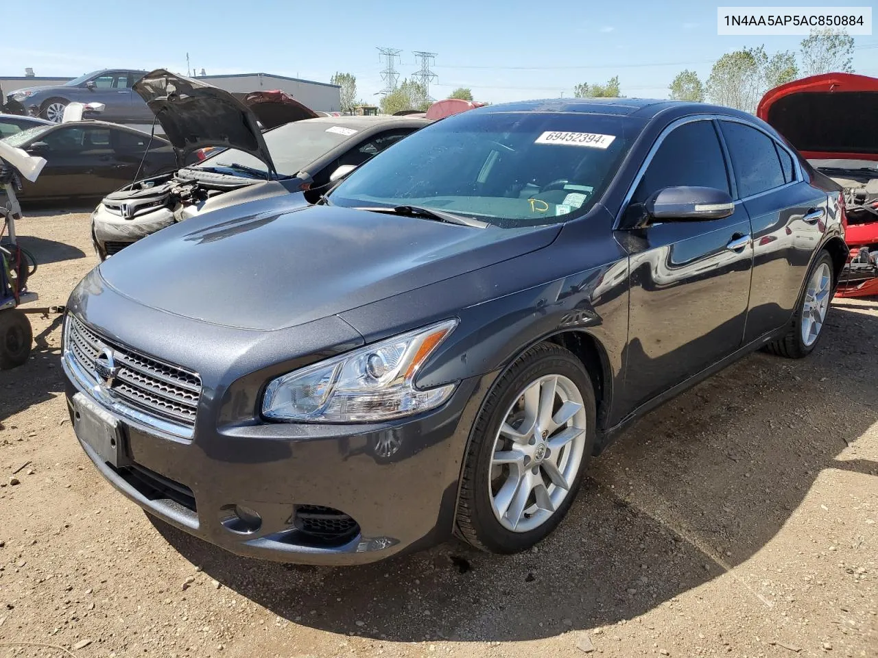 2010 Nissan Maxima S VIN: 1N4AA5AP5AC850884 Lot: 69452394