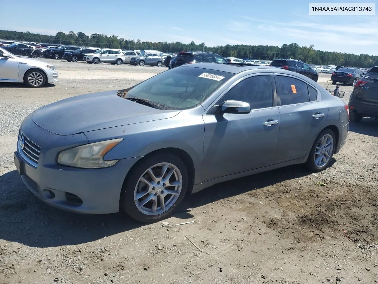 2010 Nissan Maxima S VIN: 1N4AA5AP0AC813743 Lot: 69990584