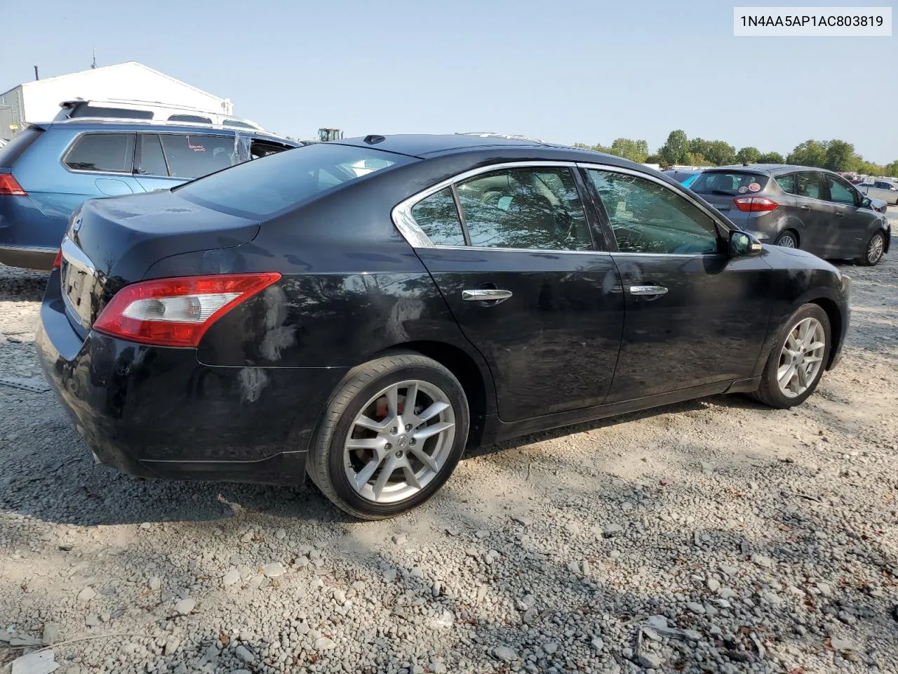 2010 Nissan Maxima S VIN: 1N4AA5AP1AC803819 Lot: 70423584