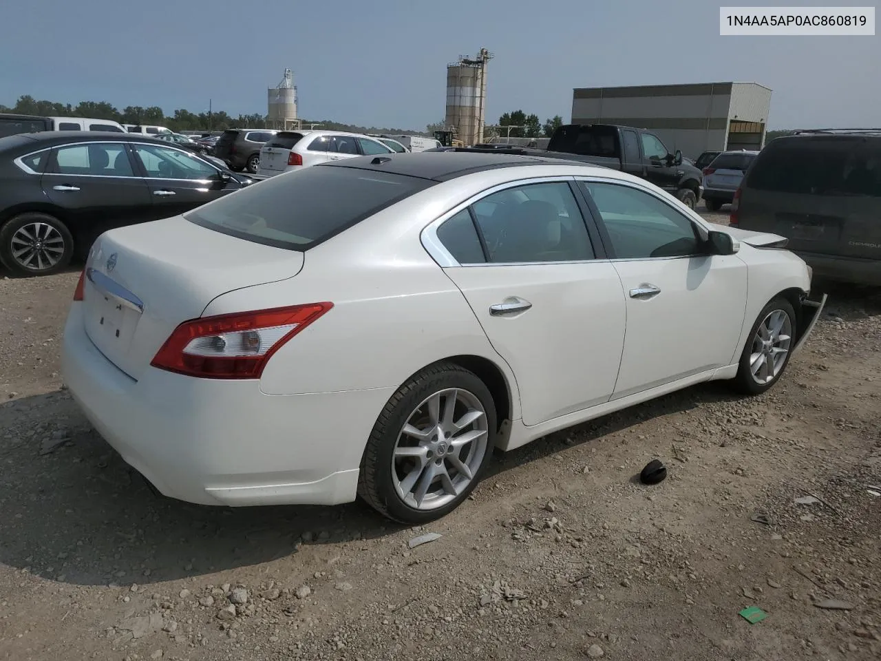 2010 Nissan Maxima S VIN: 1N4AA5AP0AC860819 Lot: 70760304