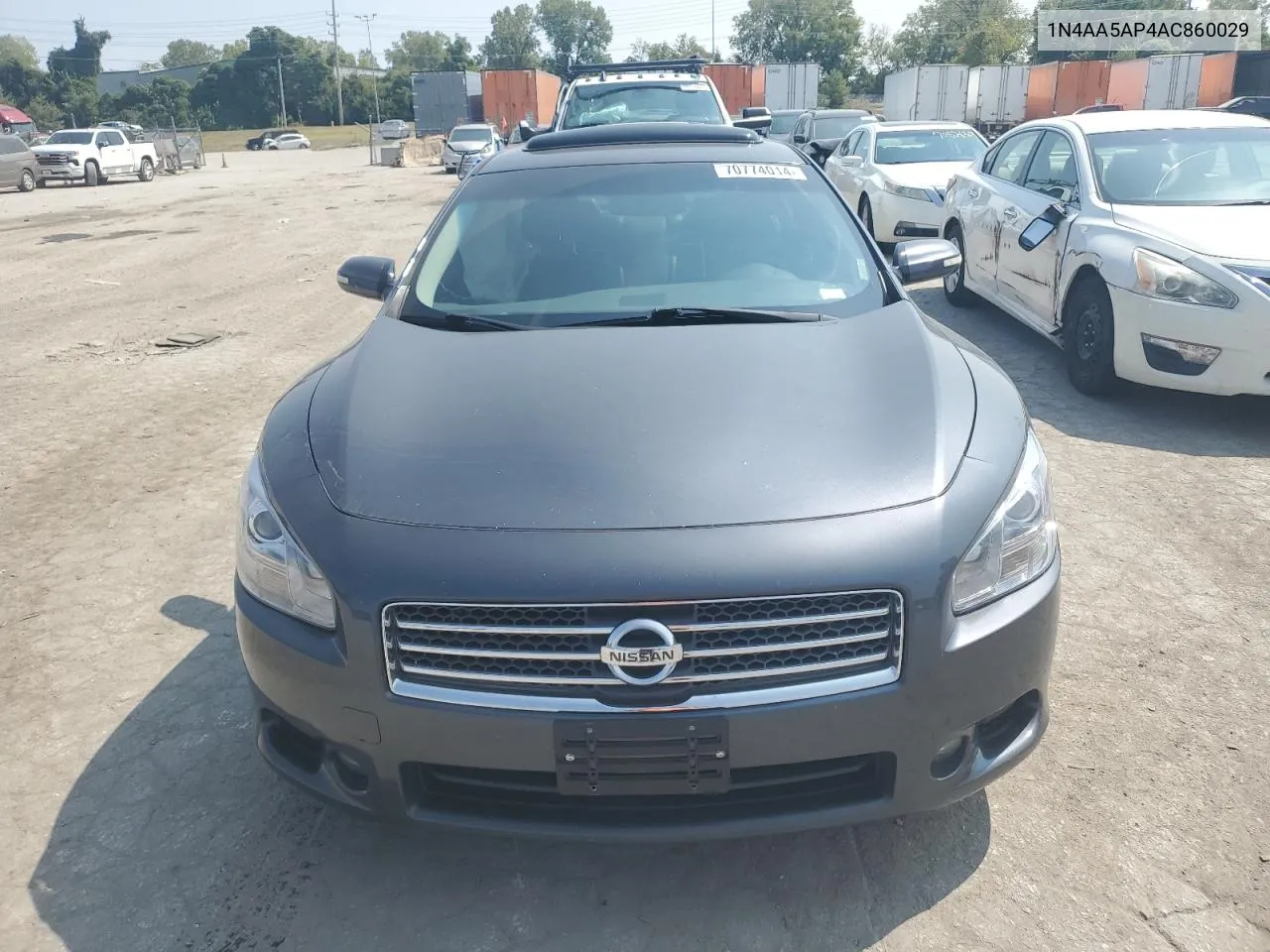 2010 Nissan Maxima S VIN: 1N4AA5AP4AC860029 Lot: 70774014