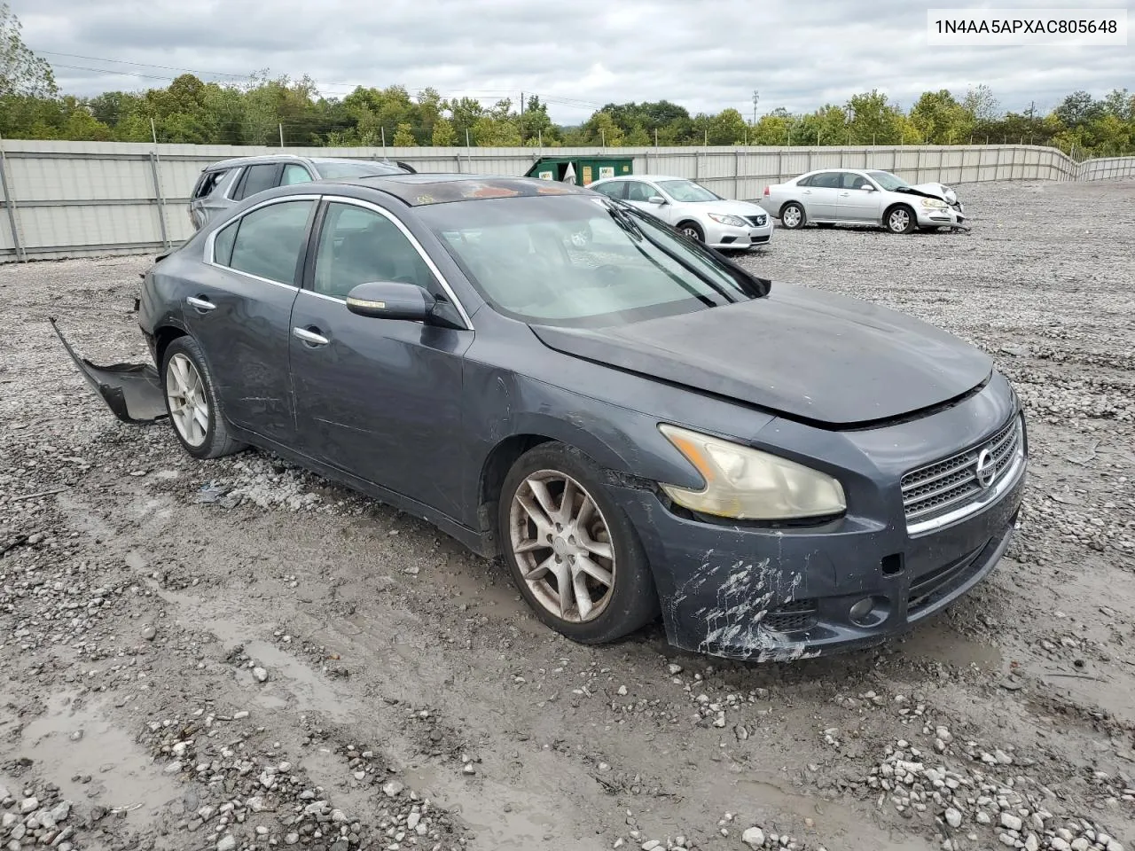 2010 Nissan Maxima S VIN: 1N4AA5APXAC805648 Lot: 71382654