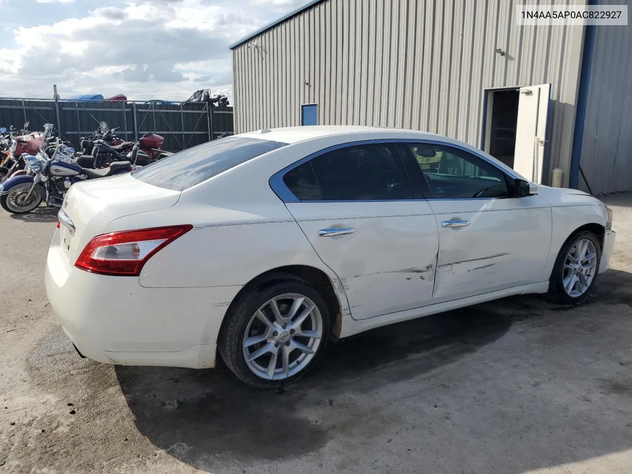 2010 Nissan Maxima S VIN: 1N4AA5AP0AC822927 Lot: 71635594