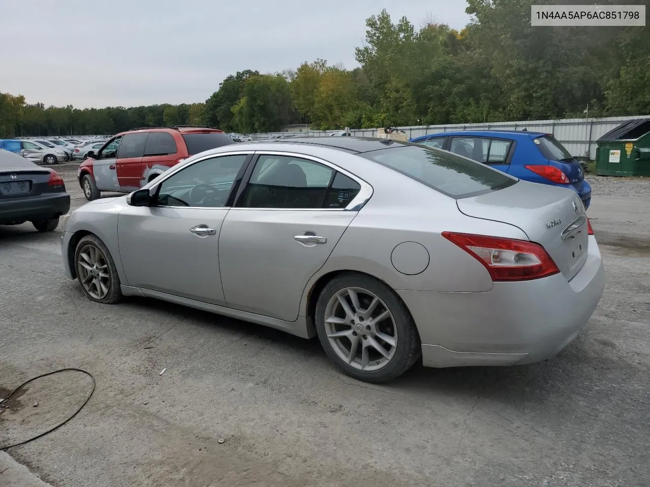 2010 Nissan Maxima S VIN: 1N4AA5AP6AC851798 Lot: 71808714