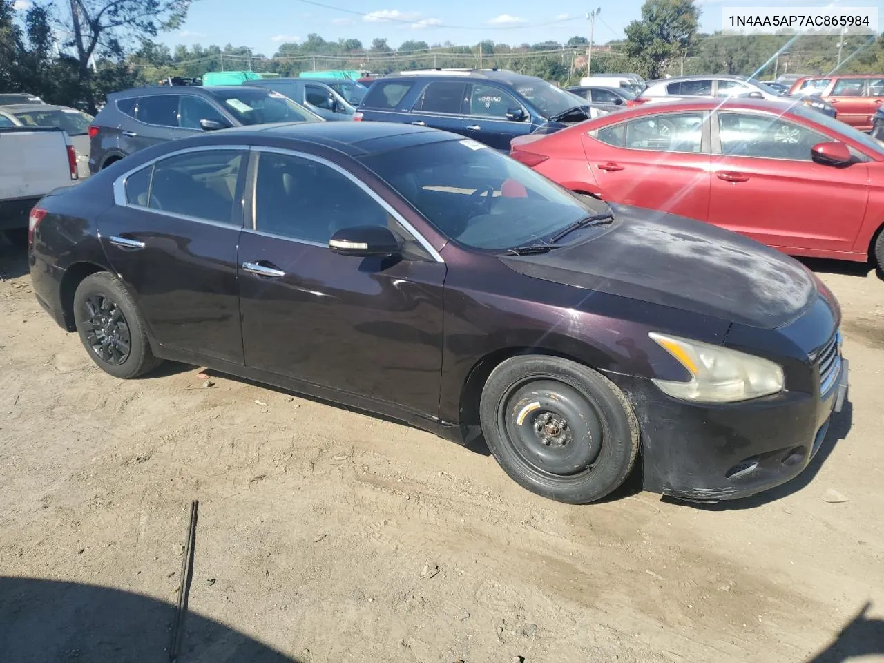 2010 Nissan Maxima S VIN: 1N4AA5AP7AC865984 Lot: 72022874