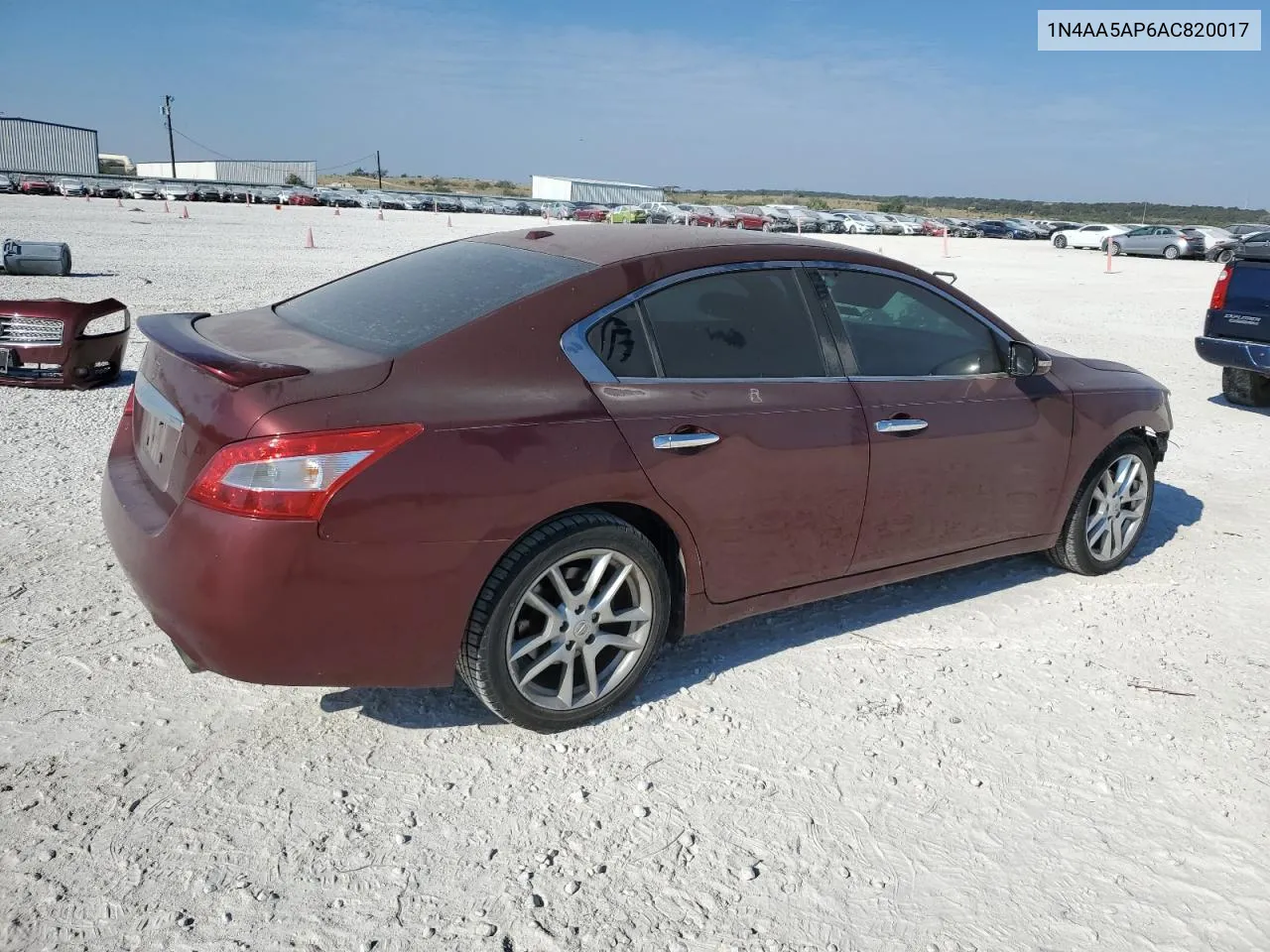 2010 Nissan Maxima S VIN: 1N4AA5AP6AC820017 Lot: 72041134