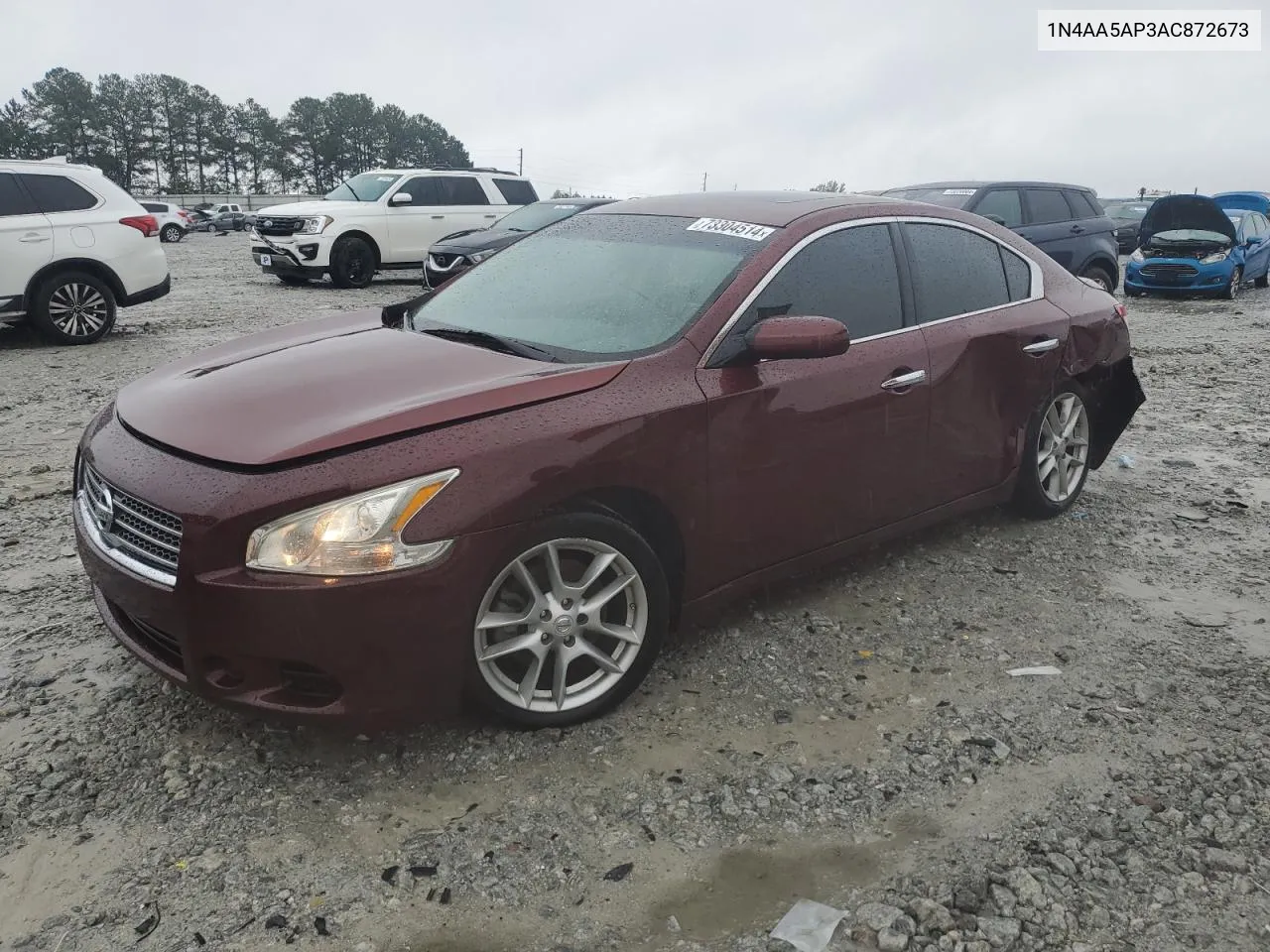 2010 Nissan Maxima S VIN: 1N4AA5AP3AC872673 Lot: 73304514