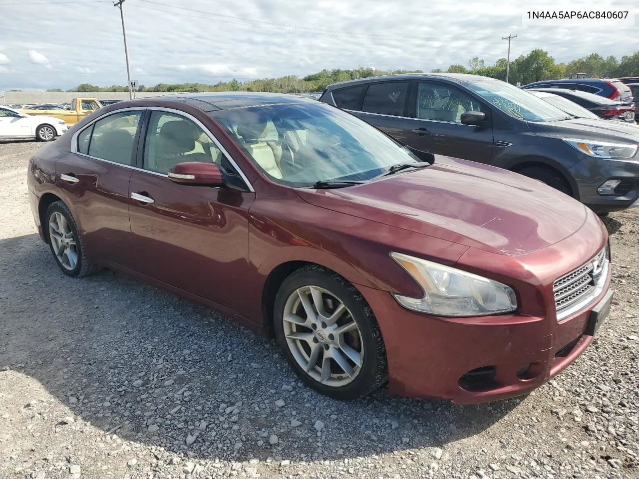 2010 Nissan Maxima S VIN: 1N4AA5AP6AC840607 Lot: 74182404