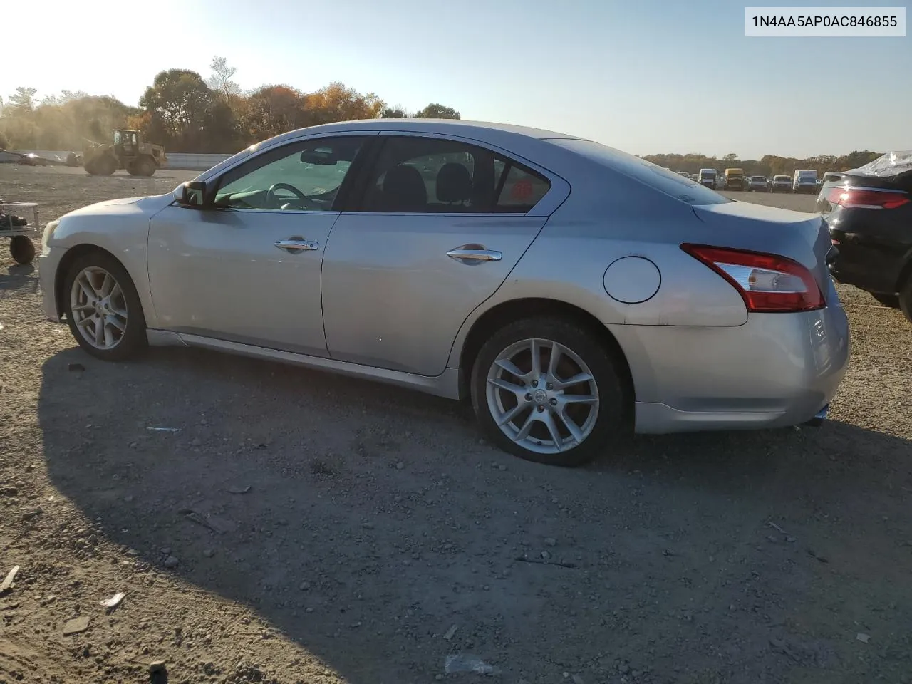 2010 Nissan Maxima S VIN: 1N4AA5AP0AC846855 Lot: 74496364