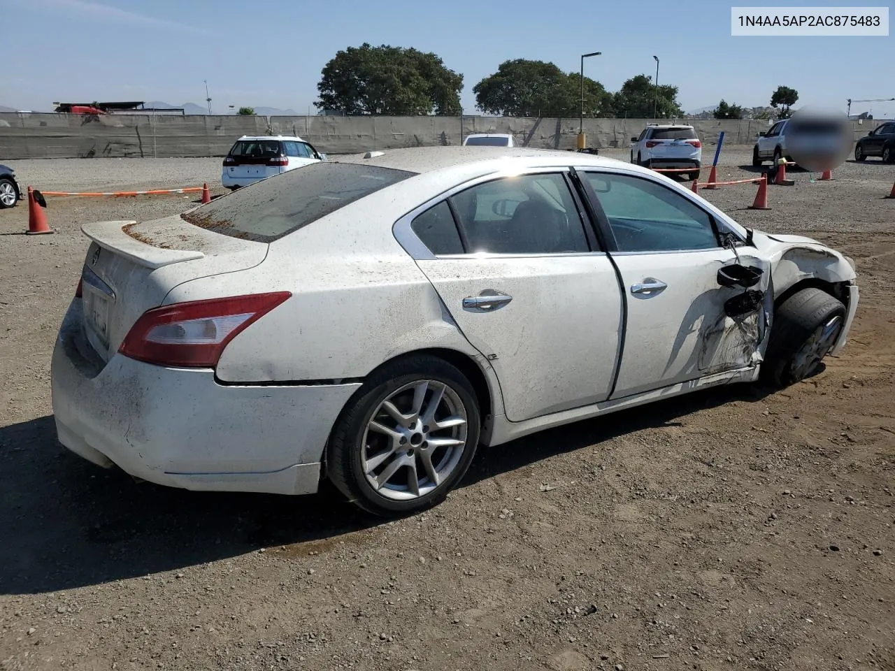 2010 Nissan Maxima S VIN: 1N4AA5AP2AC875483 Lot: 74983764