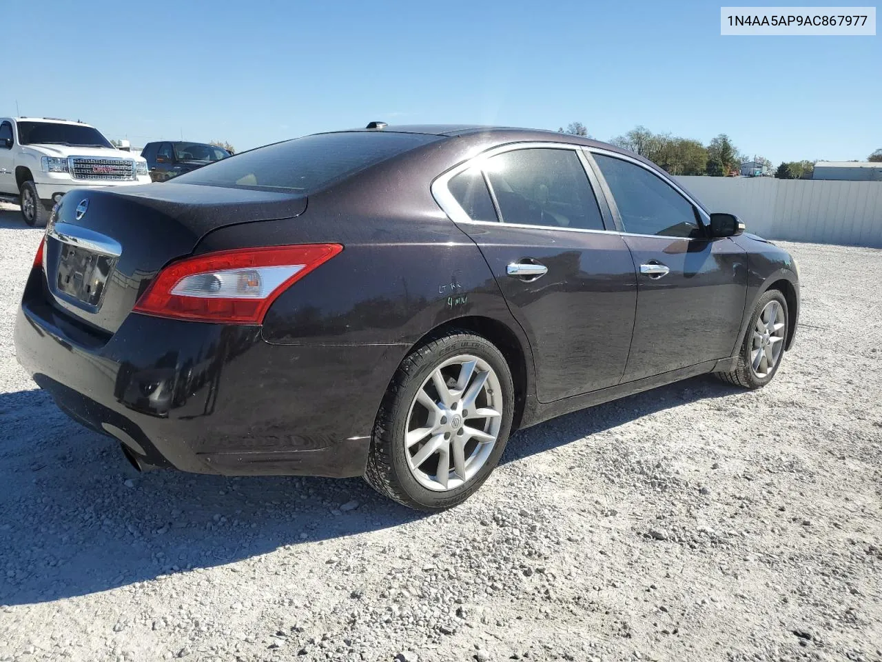 2010 Nissan Maxima S VIN: 1N4AA5AP9AC867977 Lot: 75485984