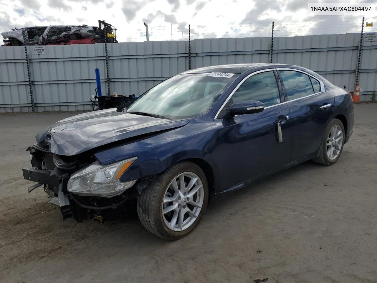 2010 Nissan Maxima S VIN: 1N4AA5APXAC804497 Lot: 76844244