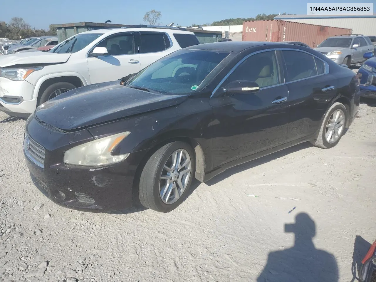 2010 Nissan Maxima S VIN: 1N4AA5AP8AC866853 Lot: 77086154