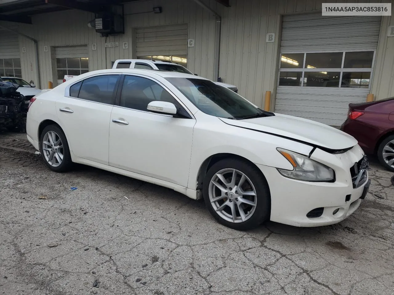 2010 Nissan Maxima S VIN: 1N4AA5AP3AC853816 Lot: 77614894