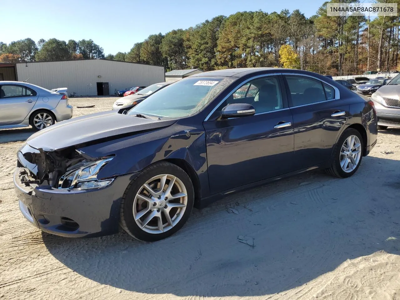 2010 Nissan Maxima S VIN: 1N4AA5AP8AC871678 Lot: 78373694