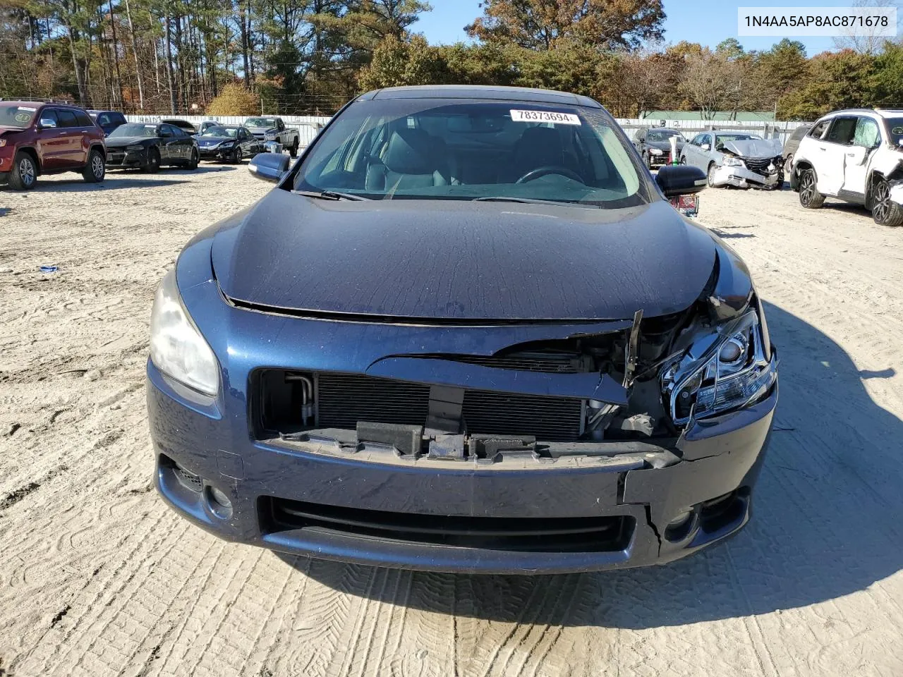 2010 Nissan Maxima S VIN: 1N4AA5AP8AC871678 Lot: 78373694