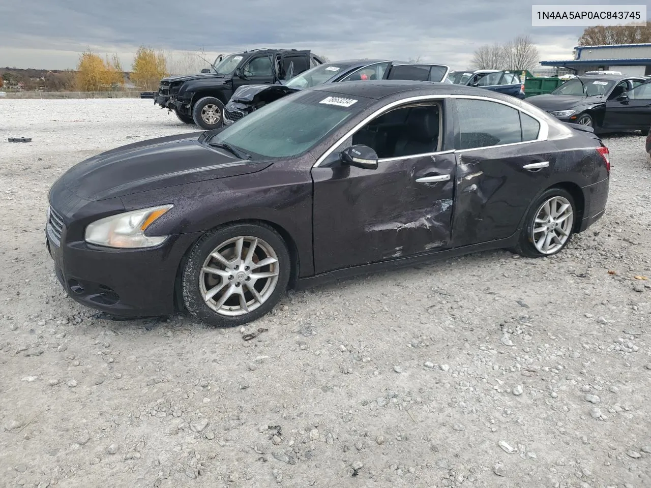 2010 Nissan Maxima S VIN: 1N4AA5AP0AC843745 Lot: 78663234