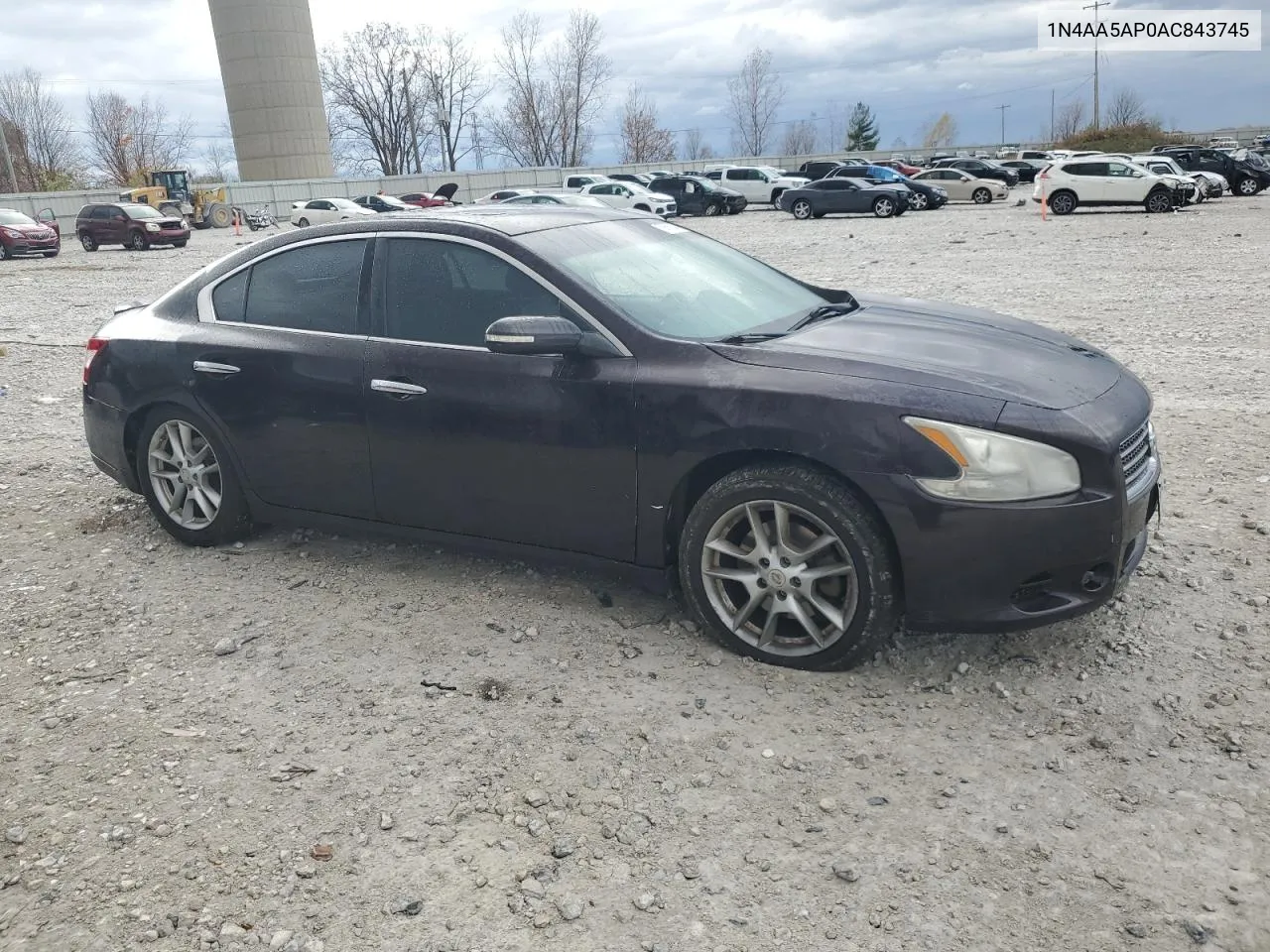 2010 Nissan Maxima S VIN: 1N4AA5AP0AC843745 Lot: 78663234