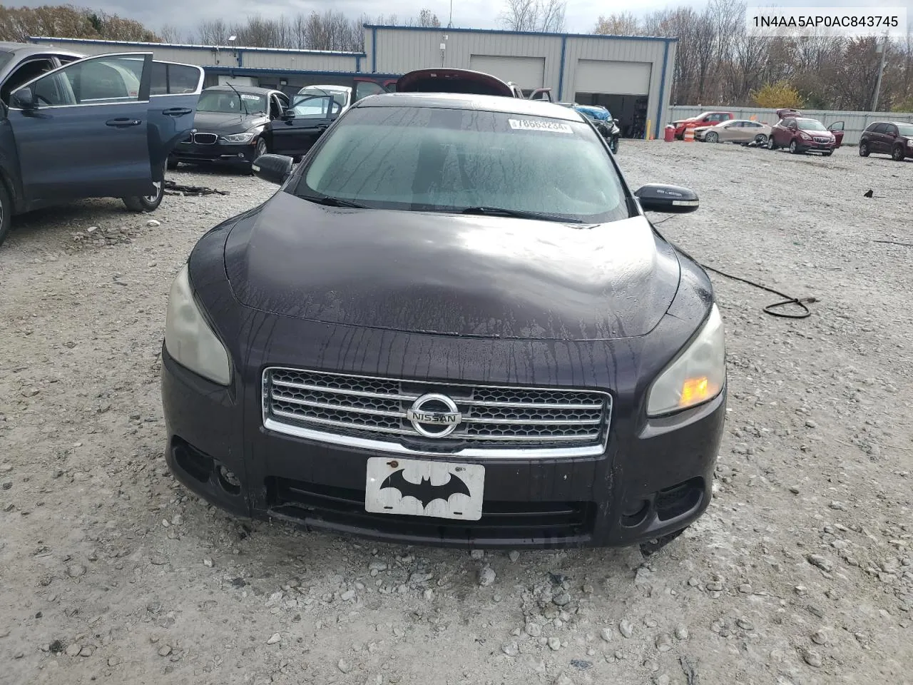 2010 Nissan Maxima S VIN: 1N4AA5AP0AC843745 Lot: 78663234