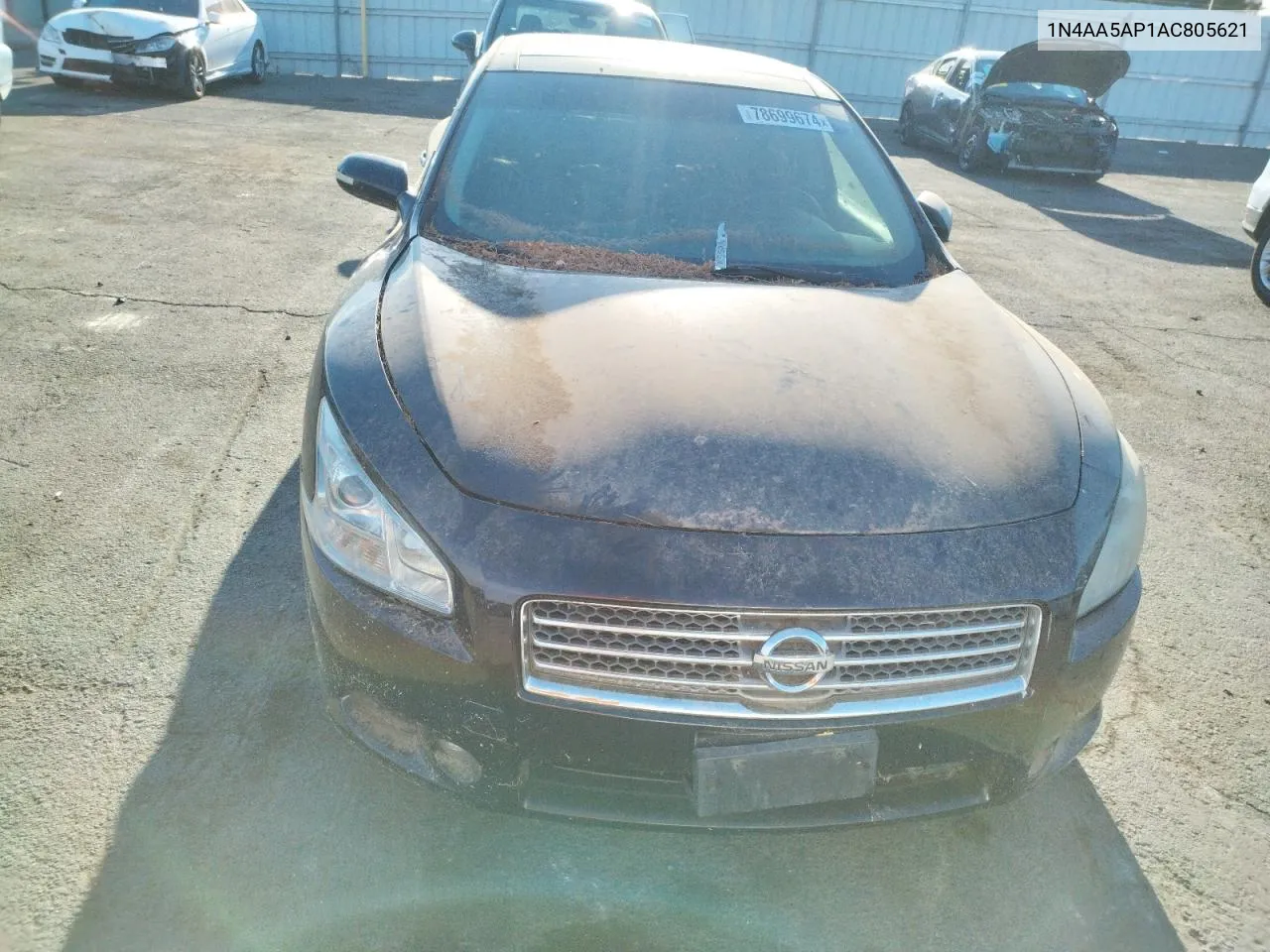 2010 Nissan Maxima S VIN: 1N4AA5AP1AC805621 Lot: 78699674