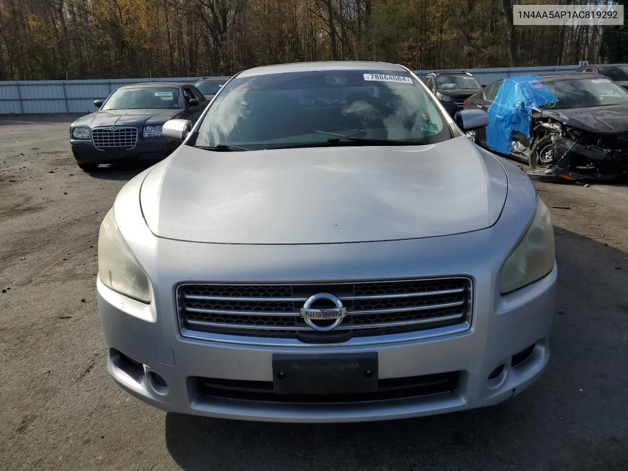 2010 Nissan Maxima S VIN: 1N4AA5AP1AC819292 Lot: 78864684