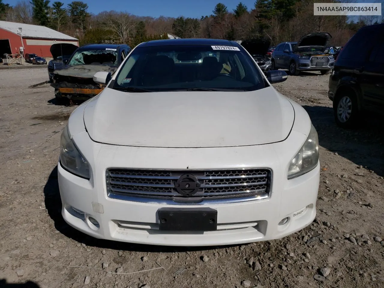 1N4AA5AP9BC863414 2011 Nissan Maxima S