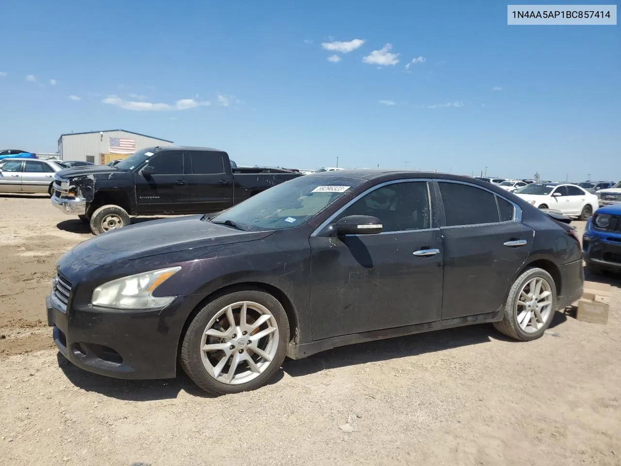 2011 Nissan Maxima S VIN: 1N4AA5AP1BC857414 Lot: 59296323