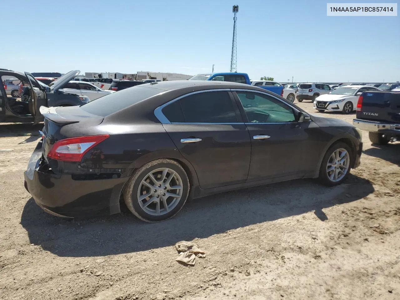 2011 Nissan Maxima S VIN: 1N4AA5AP1BC857414 Lot: 59296323