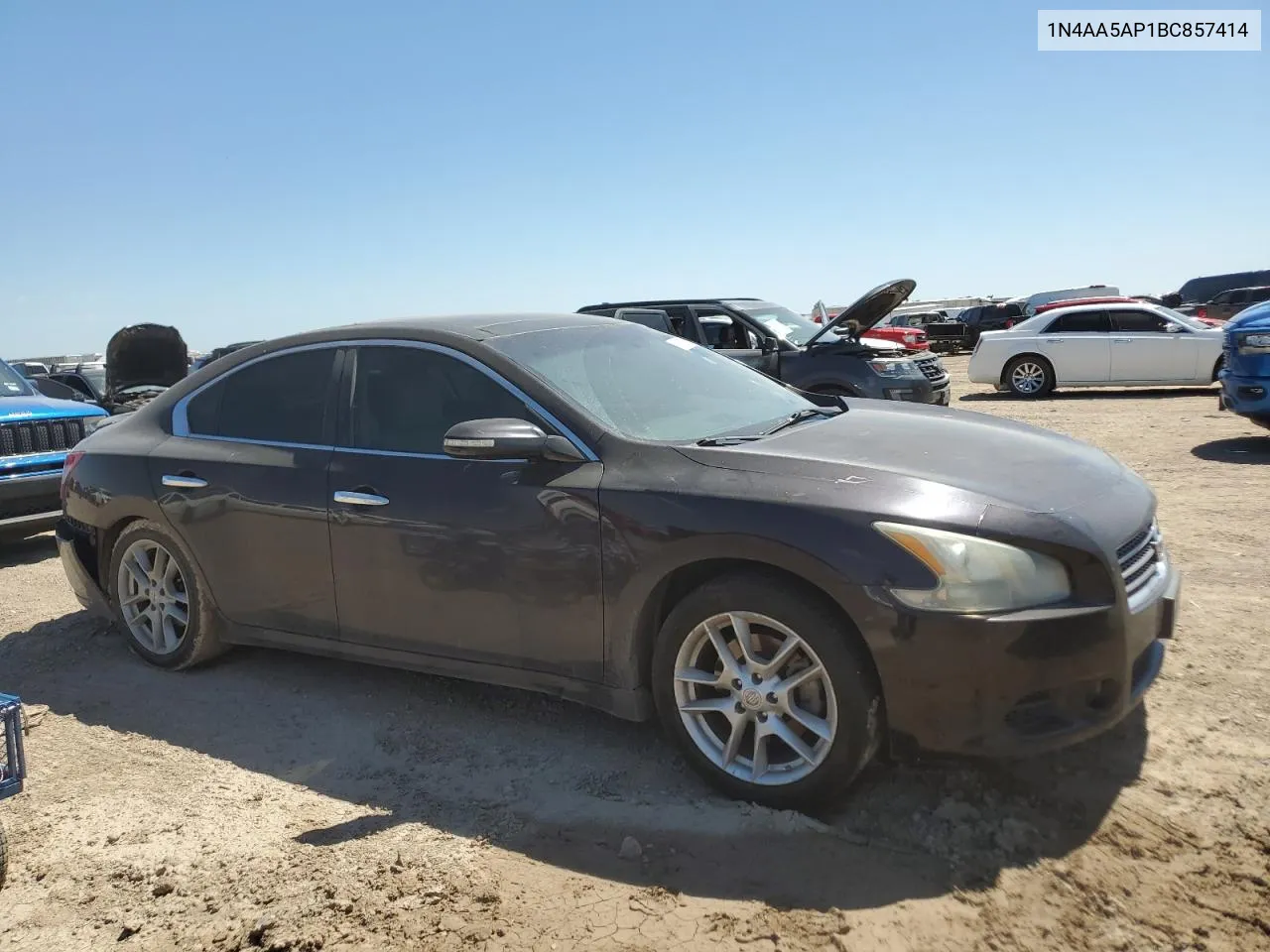 2011 Nissan Maxima S VIN: 1N4AA5AP1BC857414 Lot: 59296323