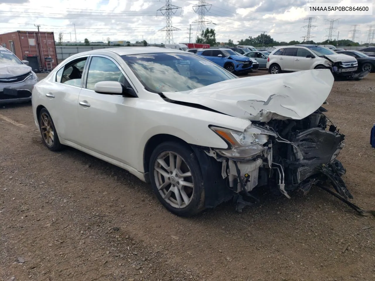 2011 Nissan Maxima S VIN: 1N4AA5AP0BC864600 Lot: 62133884