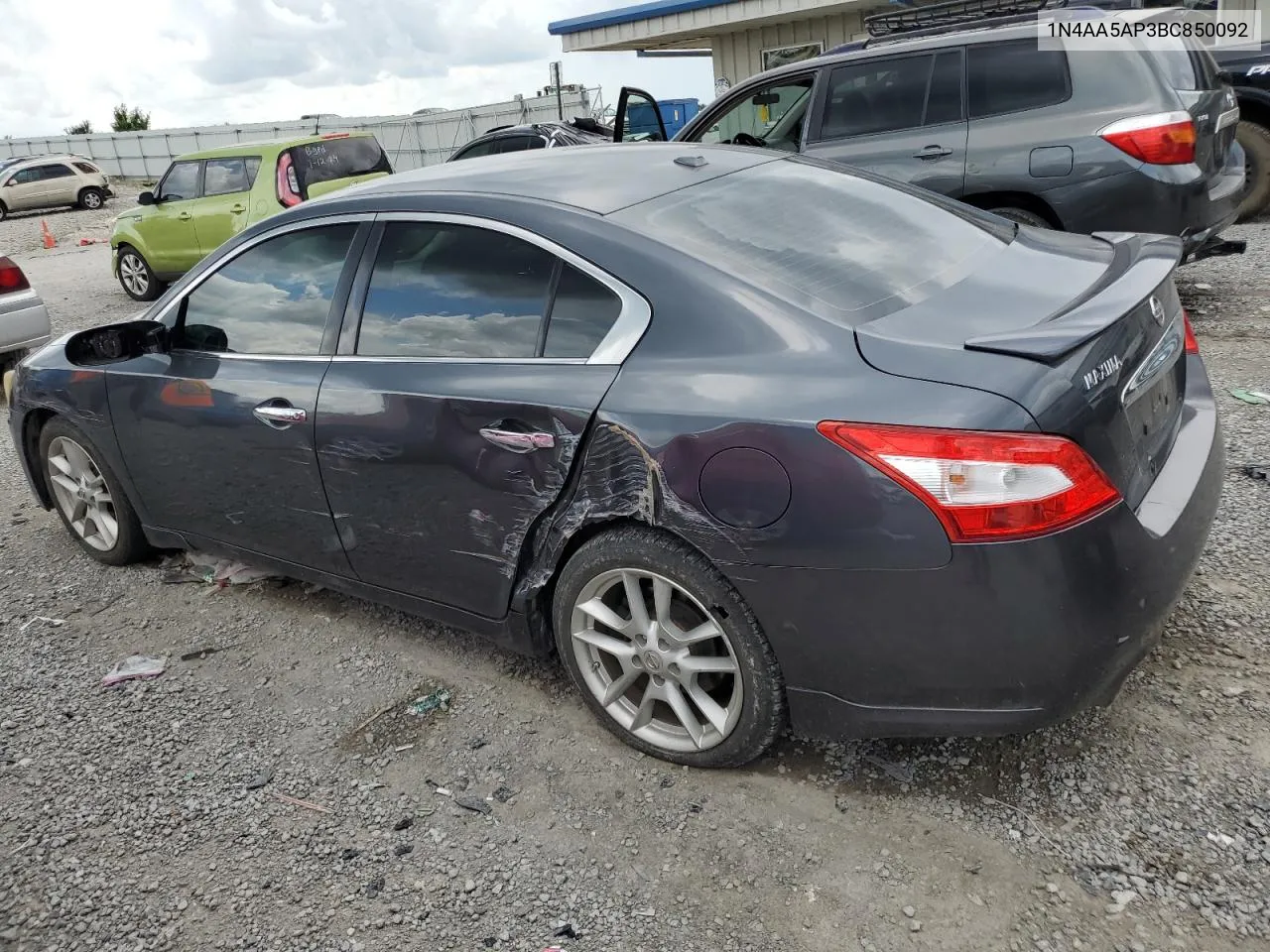 2011 Nissan Maxima S VIN: 1N4AA5AP3BC850092 Lot: 64655094