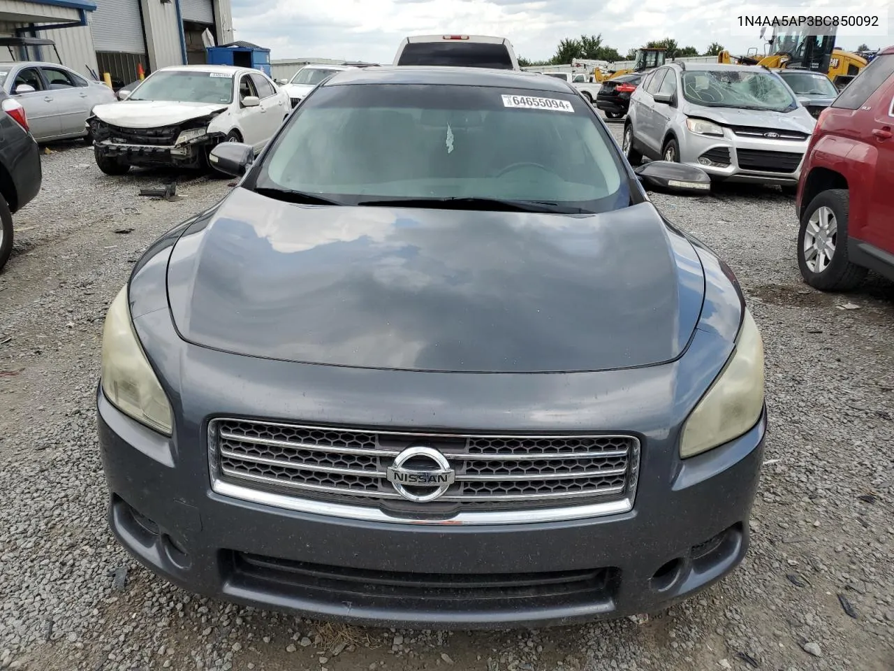 2011 Nissan Maxima S VIN: 1N4AA5AP3BC850092 Lot: 64655094