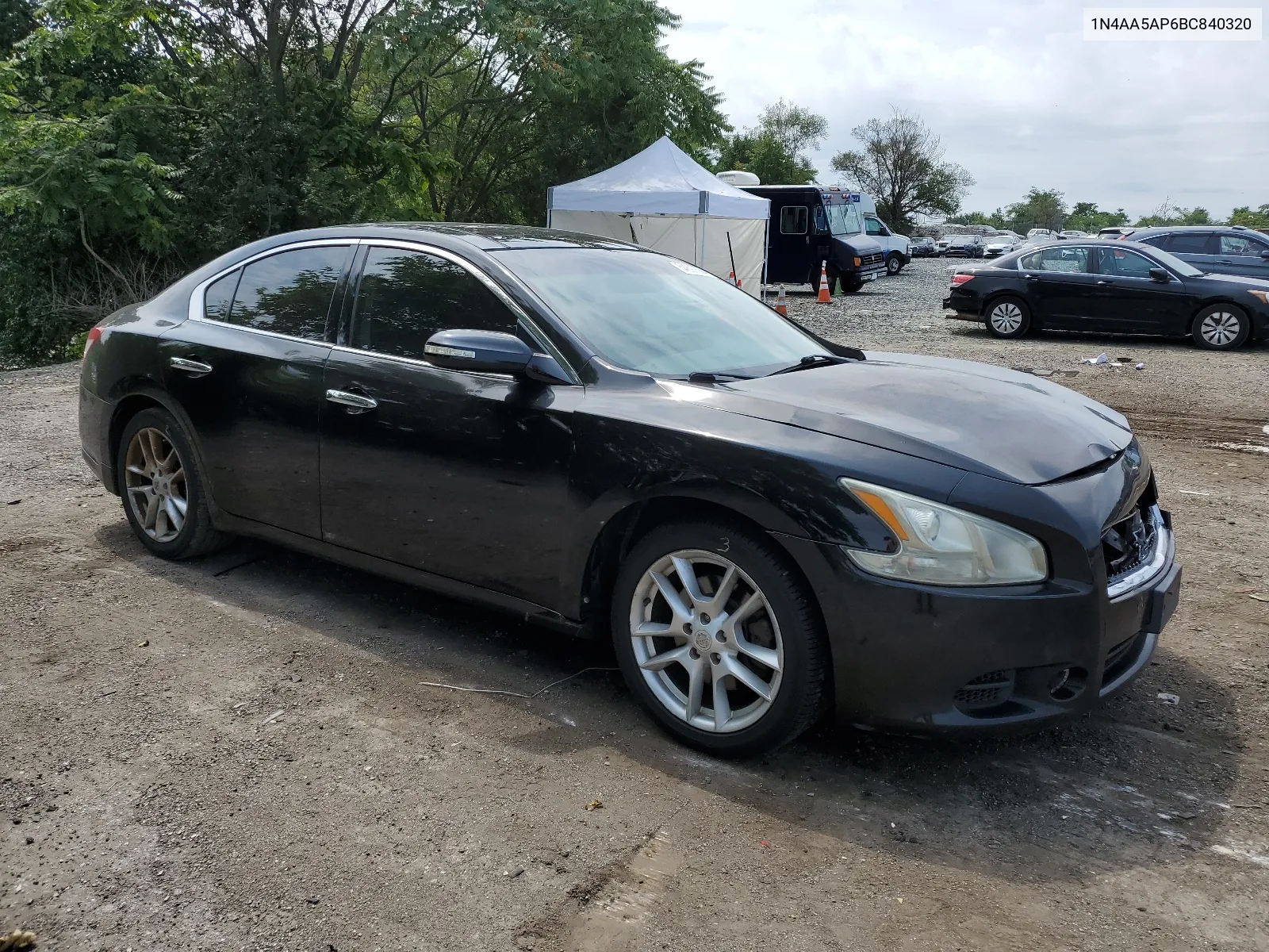 2011 Nissan Maxima S VIN: 1N4AA5AP6BC840320 Lot: 64897584