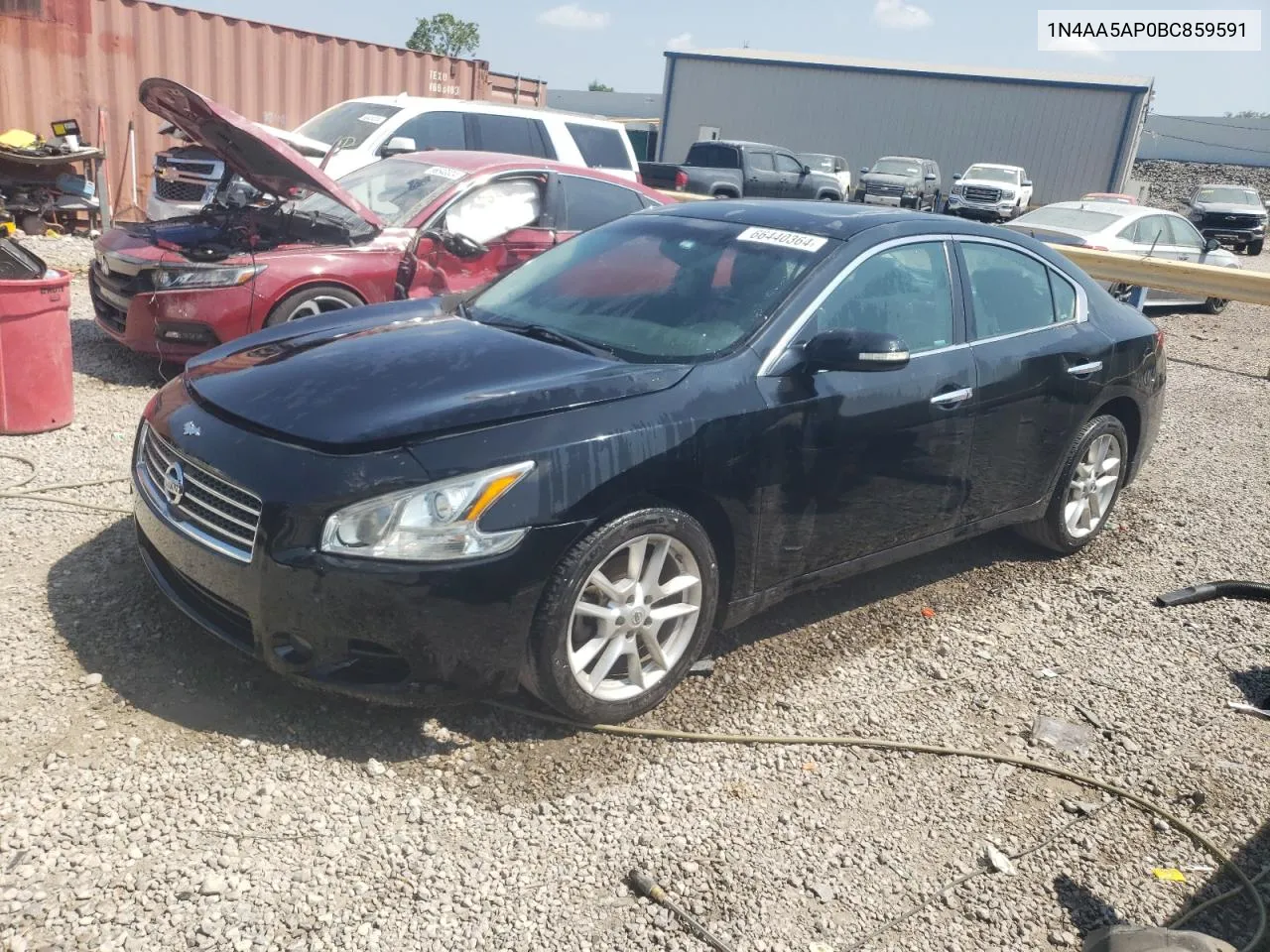 2011 Nissan Maxima S VIN: 1N4AA5AP0BC859591 Lot: 66440364