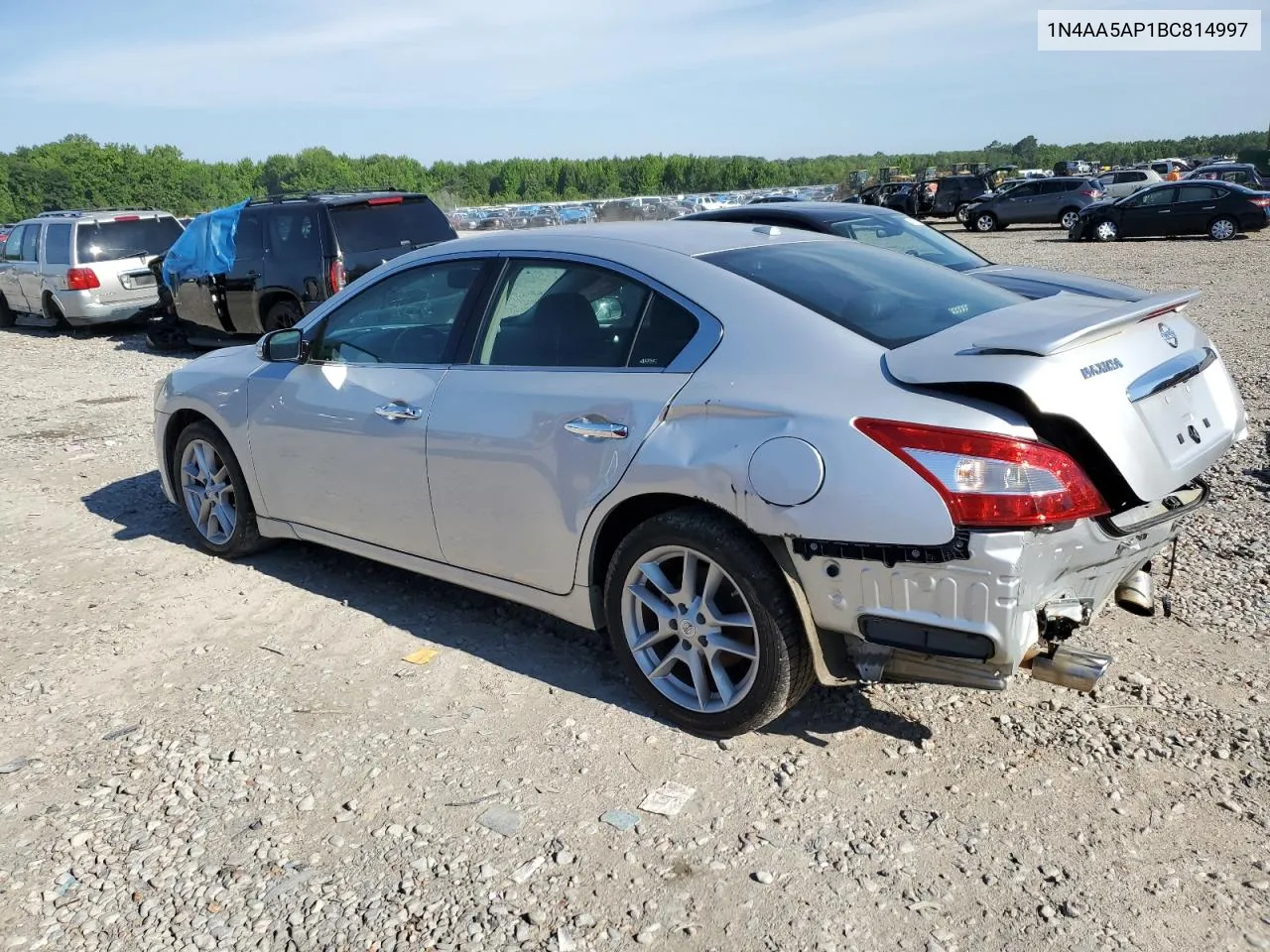 2011 Nissan Maxima S VIN: 1N4AA5AP1BC814997 Lot: 67508554