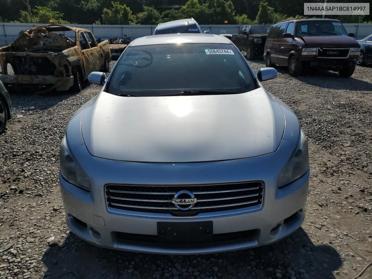 2011 Nissan Maxima S VIN: 1N4AA5AP1BC814997 Lot: 67508554