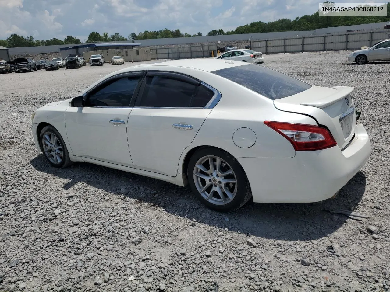 2011 Nissan Maxima S VIN: 1N4AA5AP4BC860212 Lot: 67581654