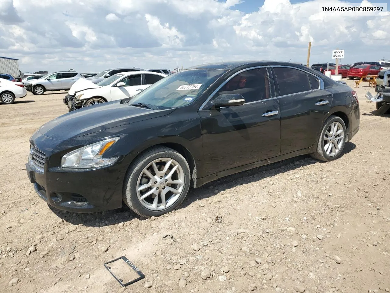 2011 Nissan Maxima S VIN: 1N4AA5AP0BC859297 Lot: 68273754