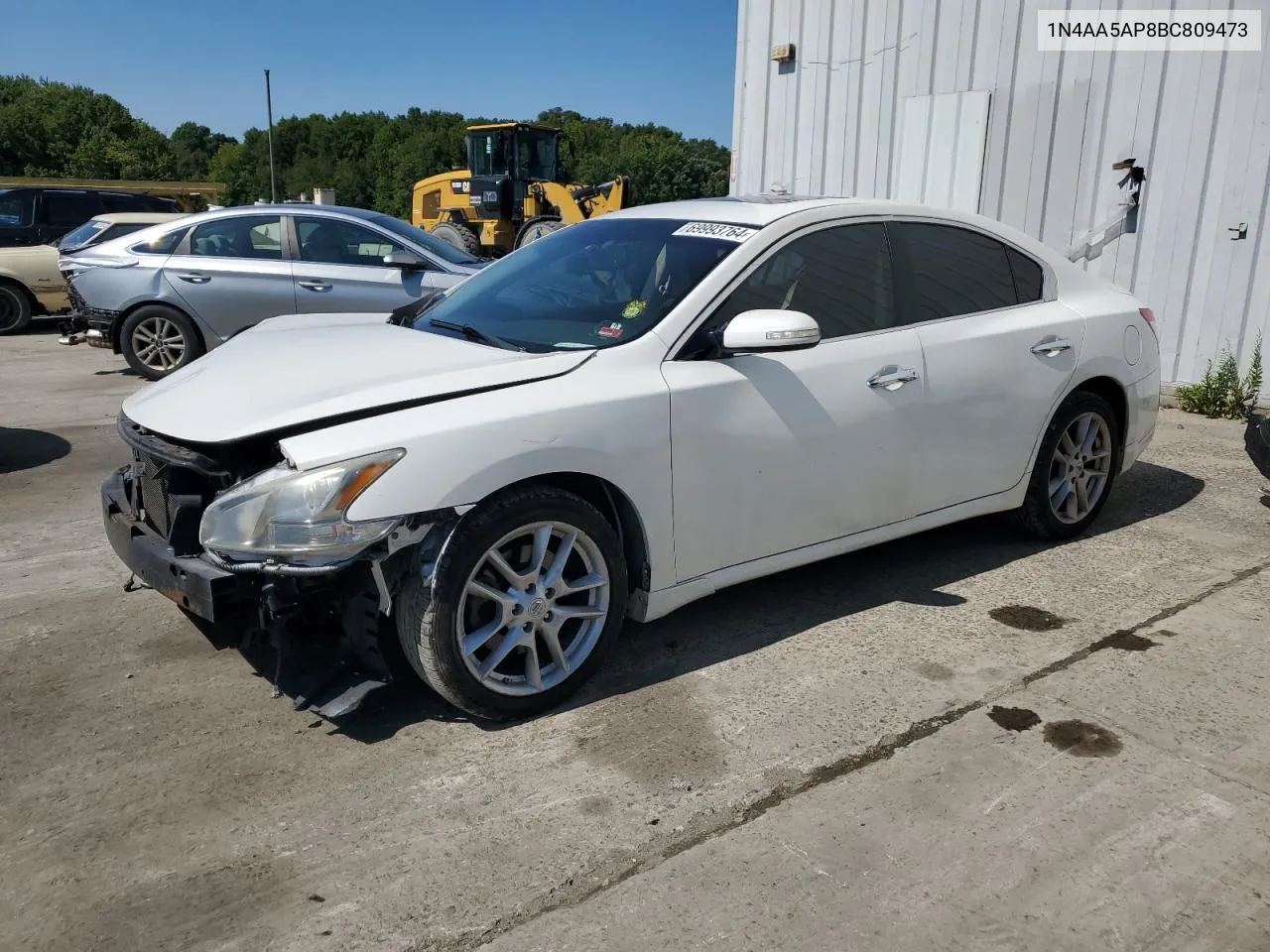 2011 Nissan Maxima S VIN: 1N4AA5AP8BC809473 Lot: 69993764