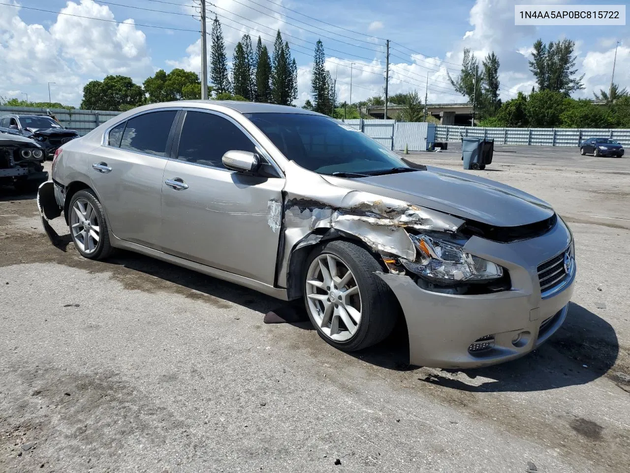 1N4AA5AP0BC815722 2011 Nissan Maxima S