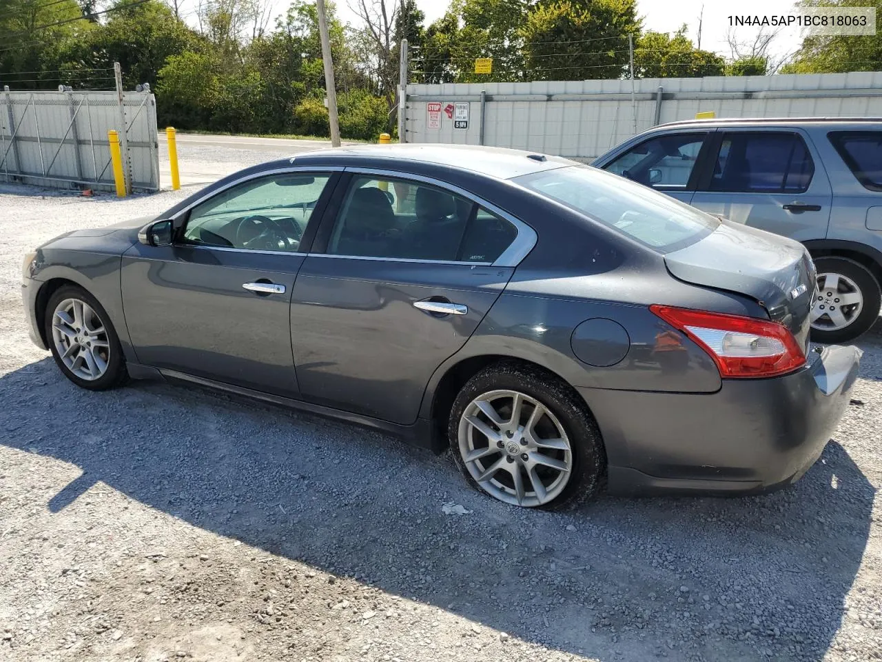 2011 Nissan Maxima S VIN: 1N4AA5AP1BC818063 Lot: 70165864