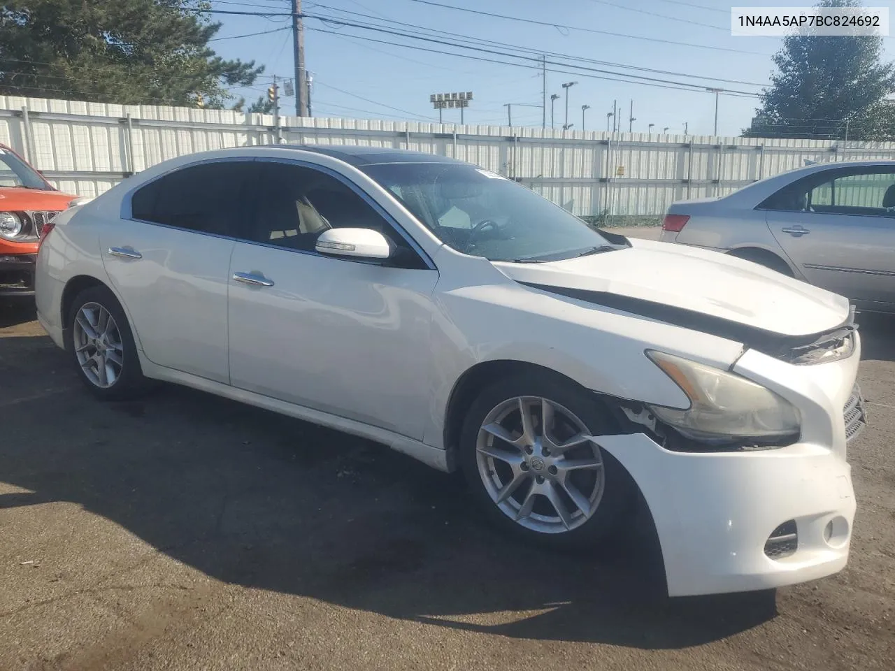 2011 Nissan Maxima S VIN: 1N4AA5AP7BC824692 Lot: 70235384